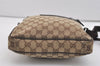 Authentic GUCCI Shoulder Cross Body Bag GG Canvas Leather 92551 Brown 4218J