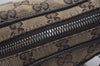 Authentic GUCCI Shoulder Cross Body Bag GG Canvas Leather 92551 Brown 4218J