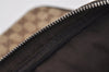 Authentic GUCCI Shoulder Cross Body Bag GG Canvas Leather 92551 Brown 4218J