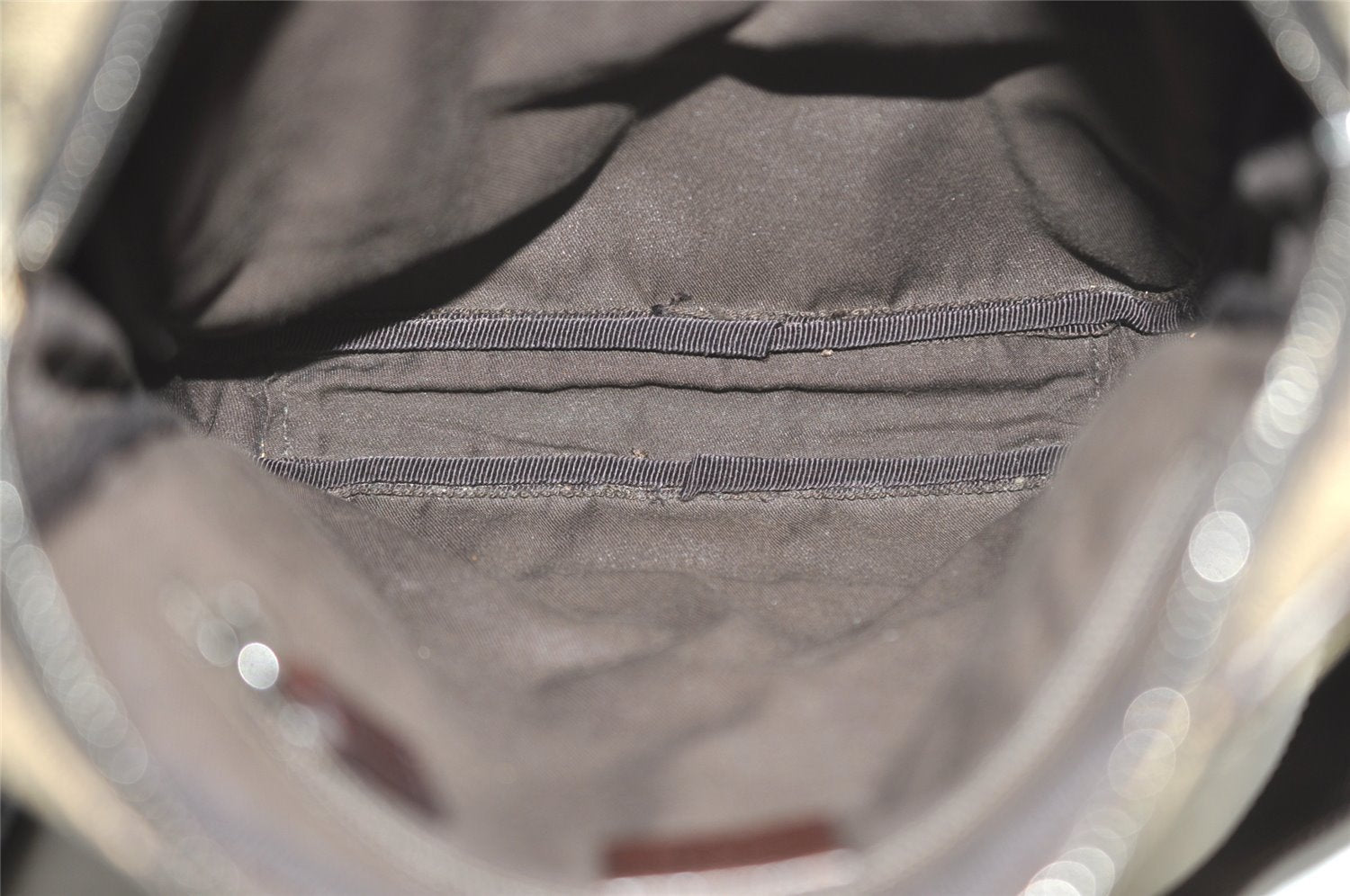 Authentic GUCCI Shoulder Cross Body Bag GG Canvas Leather 92551 Brown 4218J