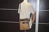 Authentic GUCCI Shoulder Cross Body Bag GG Canvas Leather 92551 Brown 4218J
