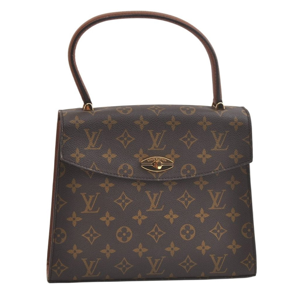 Authentic Louis Vuitton Monogram Malesherbes Hand Bag Purse M51379 LV 4218K