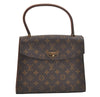 Authentic Louis Vuitton Monogram Malesherbes Hand Bag Purse M51379 LV 4218K