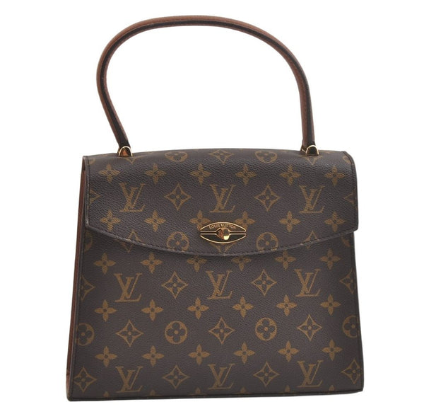 Authentic Louis Vuitton Monogram Malesherbes Hand Bag Purse M51379 LV 4218K