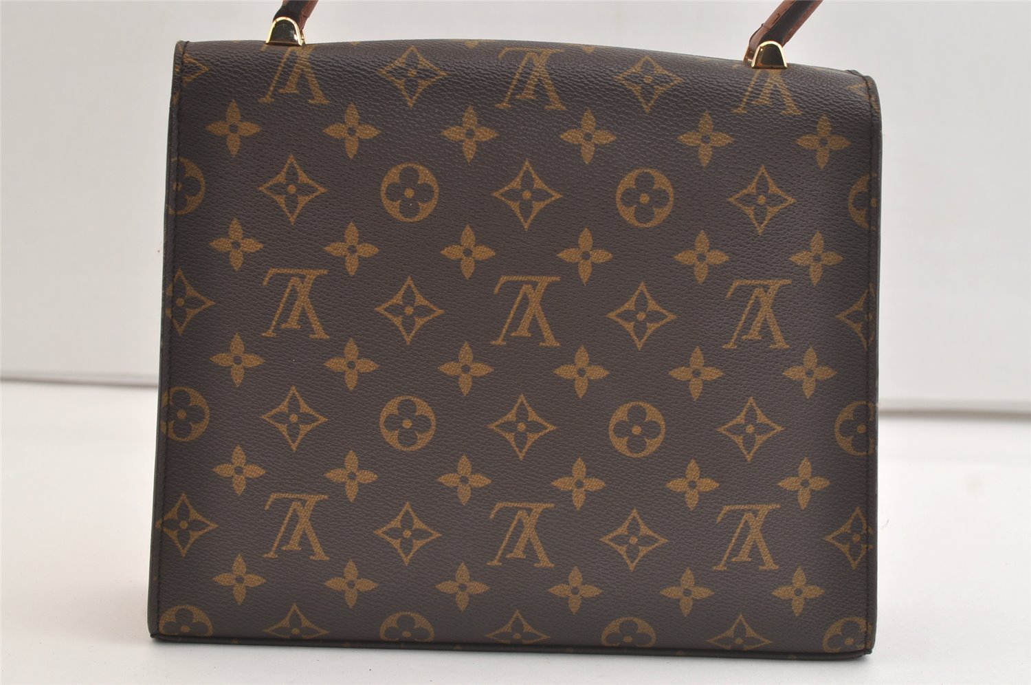Authentic Louis Vuitton Monogram Malesherbes Hand Bag Purse M51379 LV 4218K