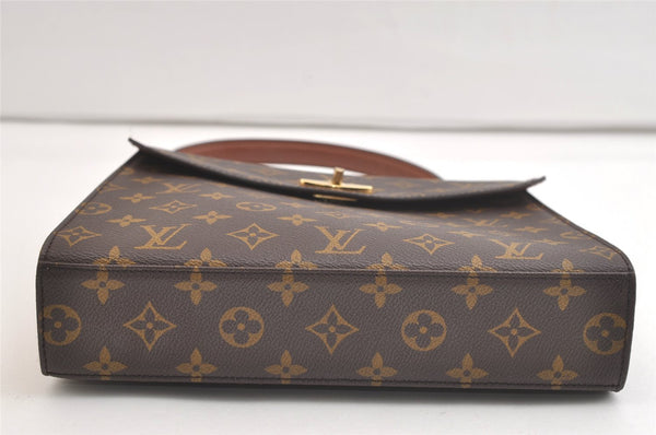 Authentic Louis Vuitton Monogram Malesherbes Hand Bag Purse M51379 LV 4218K