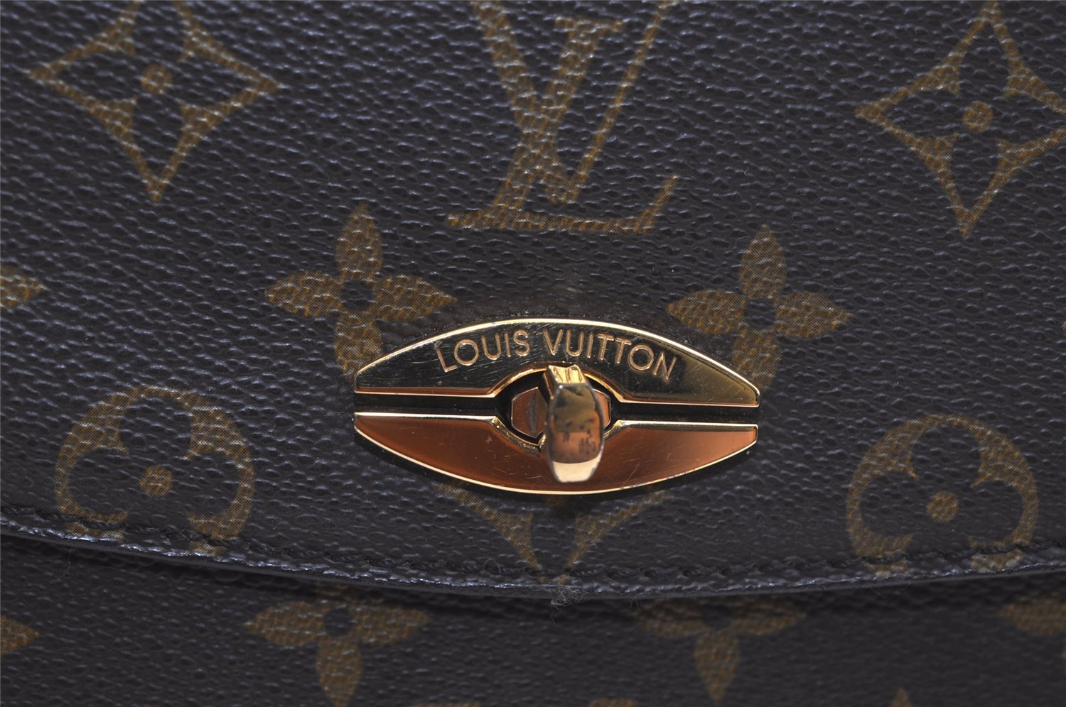 Authentic Louis Vuitton Monogram Malesherbes Hand Bag Purse M51379 LV 4218K