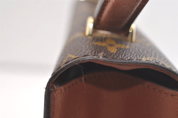 Authentic Louis Vuitton Monogram Malesherbes Hand Bag Purse M51379 LV 4218K