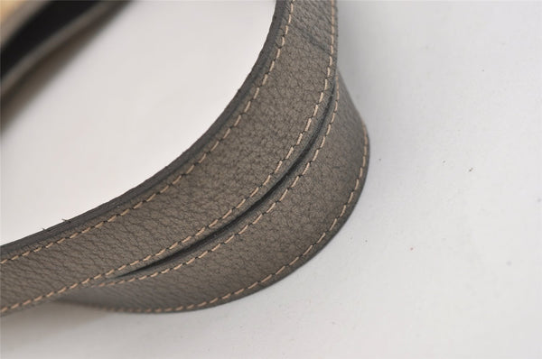 Authentic GUCCI Abbey Shoulder Tote Bag GG Canvas Leather 130736 Beige 4219J