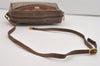 Authentic GUCCI Web Sherry Line Shoulder Bag GG PVC Leather Brown Junk 4220J