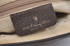 Authentic GUCCI Web Sherry Line Shoulder Bag GG PVC Leather Brown Junk 4220J