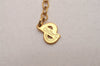 Authentic Christian Dior Gold Tone Chain Pendant Necklace CD 4221I