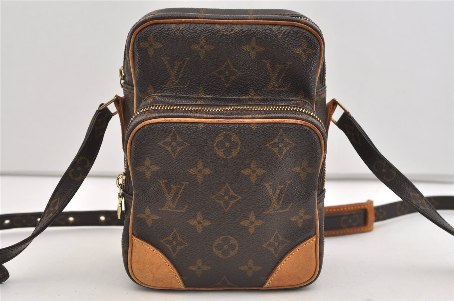 Authentic Louis Vuitton Monogram Amazone Shoulder Cross Body Bag M45236 LV 4221J