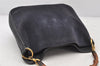 Authentic GUCCI Bamboo 2Way Shoulder Hand Bag Suede Leather Black Junk 4221K