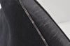Authentic GUCCI Bamboo 2Way Shoulder Hand Bag Suede Leather Black Junk 4221K