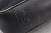 Authentic GUCCI Bamboo 2Way Shoulder Hand Bag Suede Leather Black Junk 4221K