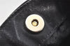 Authentic GUCCI Bamboo 2Way Shoulder Hand Bag Suede Leather Black Junk 4221K