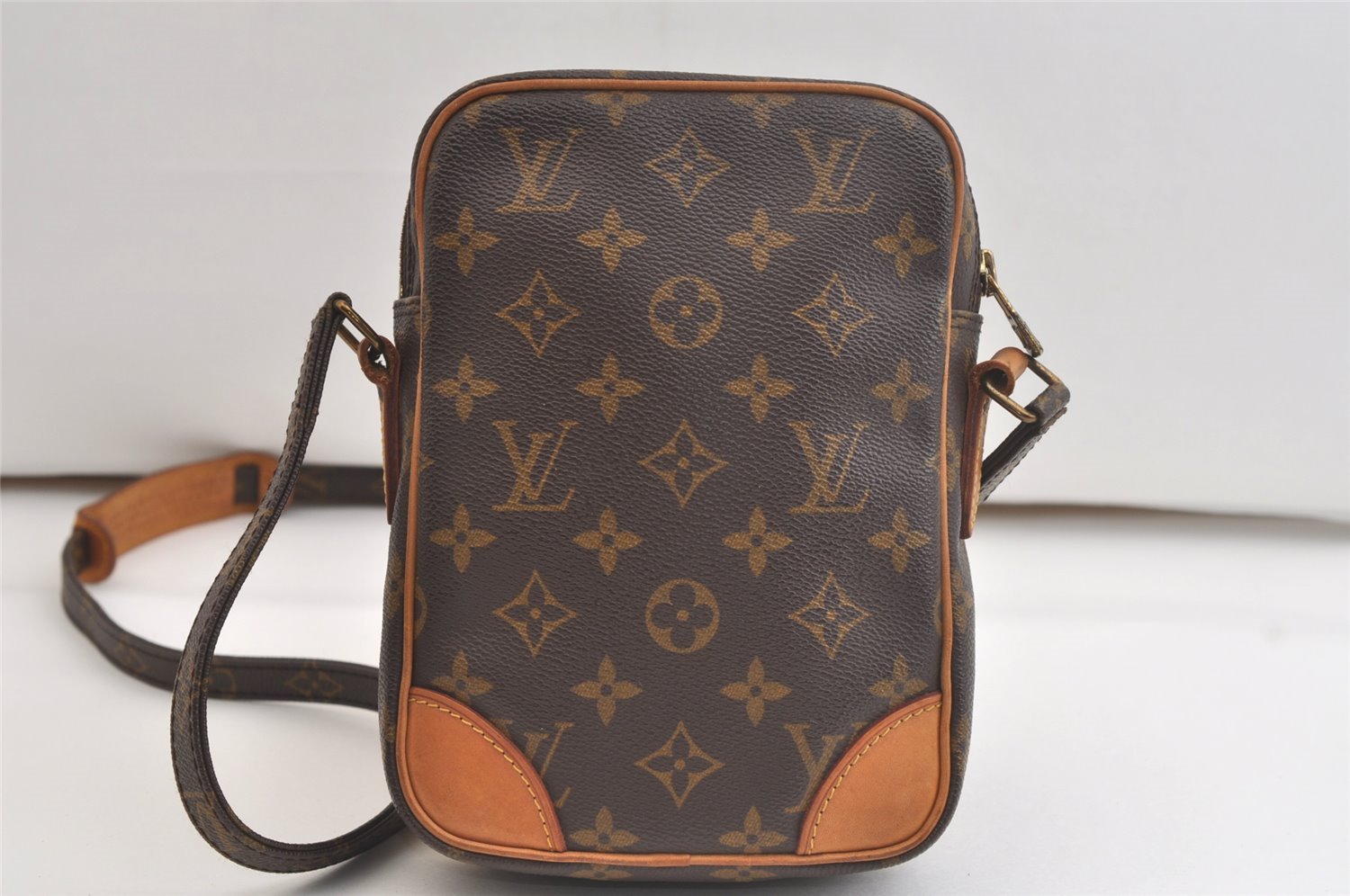 Authentic Louis Vuitton Monogram Danube Shoulder Cross Body Bag M45266 LV 4223K