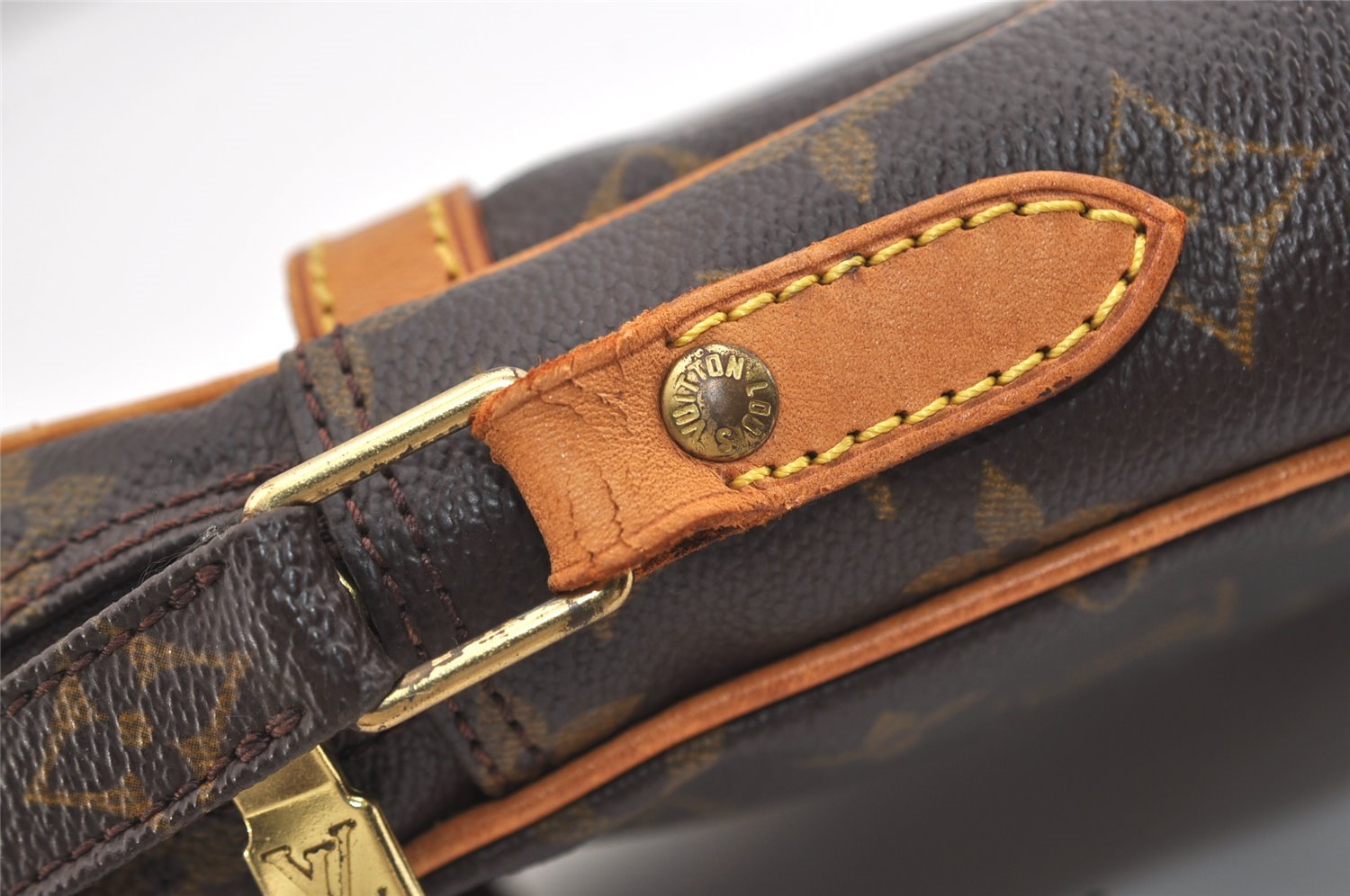 Authentic Louis Vuitton Monogram Danube Shoulder Cross Body Bag M45266 LV 4224J