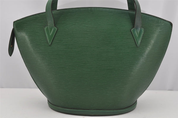 Auth Louis Vuitton Epi Saint Jacques Shopping Shoulder Bag Green M52264 LV 4225J