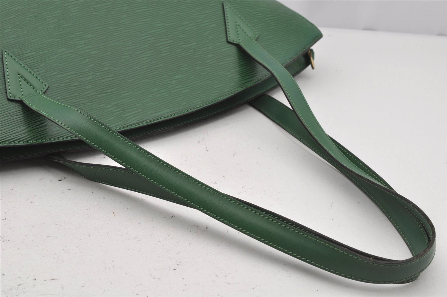 Auth Louis Vuitton Epi Saint Jacques Shopping Shoulder Bag Green M52264 LV 4225J