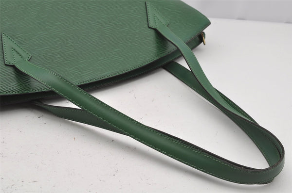 Auth Louis Vuitton Epi Saint Jacques Shopping Shoulder Bag Green M52264 LV 4225J