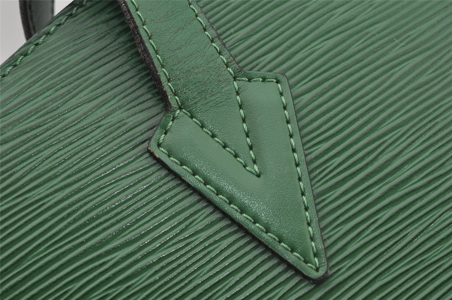 Auth Louis Vuitton Epi Saint Jacques Shopping Shoulder Bag Green M52264 LV 4225J