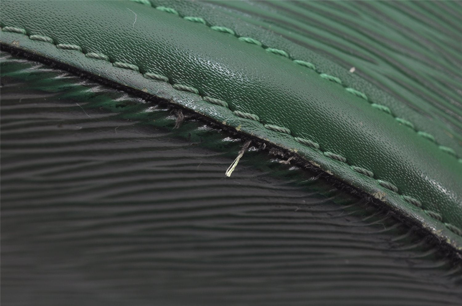 Auth Louis Vuitton Epi Saint Jacques Shopping Shoulder Bag Green M52264 LV 4225J