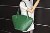 Auth Louis Vuitton Epi Saint Jacques Shopping Shoulder Bag Green M52264 LV 4225J