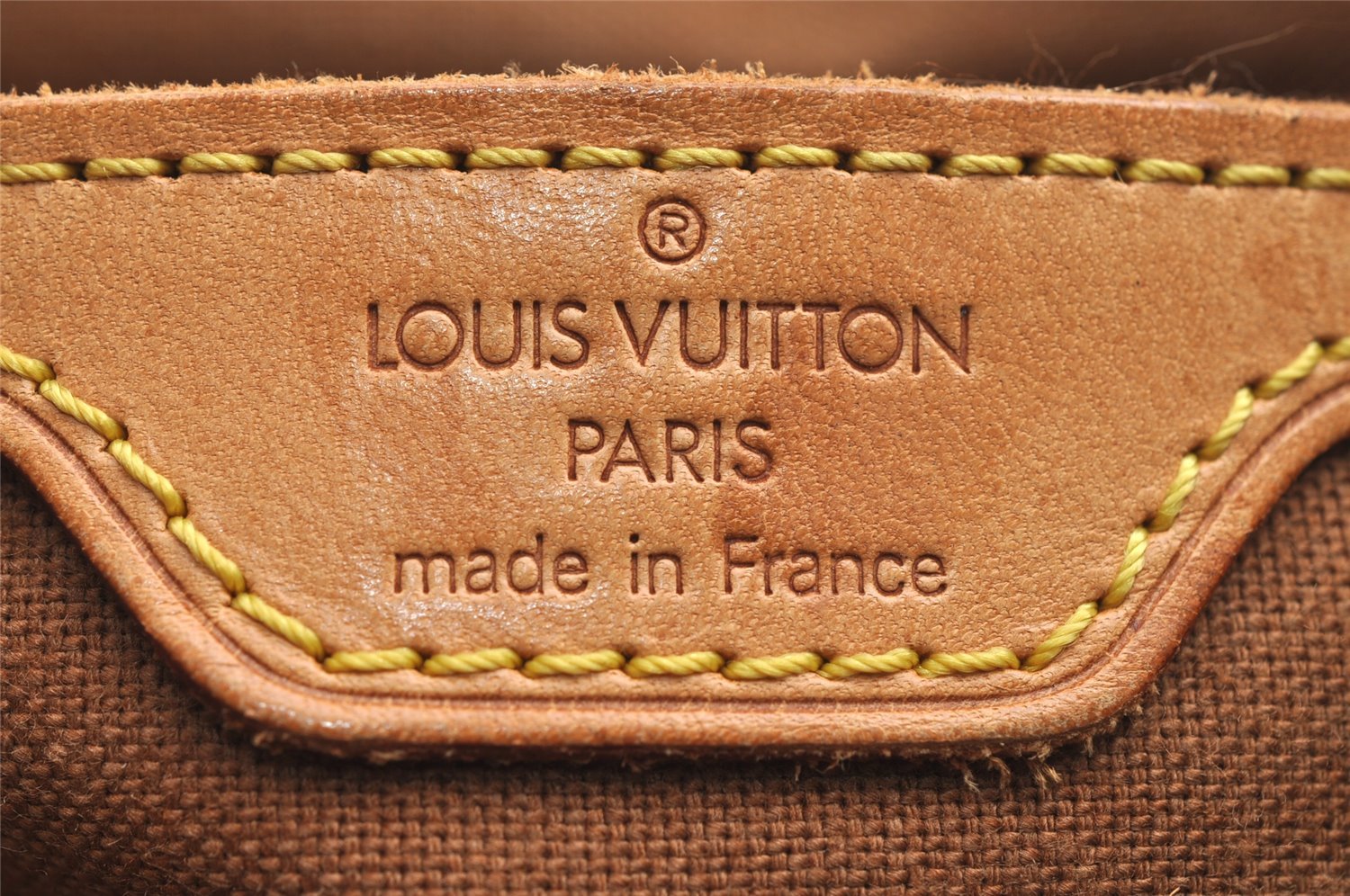 Authentic Louis Vuitton Monogram Montsouris GM Backpack M51135 LV 4226I