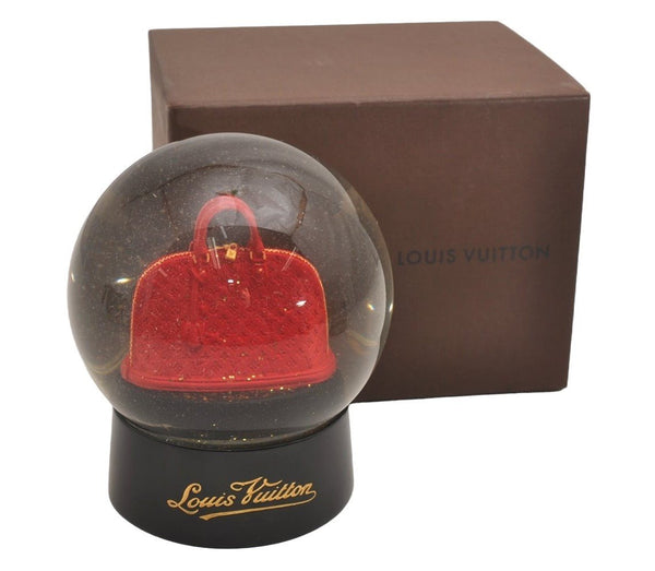 Authentic Louis Vuitton Vintage Novelty Snow Dome VIP Alma LV Box 4227J