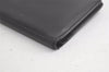 Authentic HERMES Bearn Classic Leather Long Wallet Purse Black 4227K