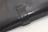 Authentic HERMES Bearn Classic Leather Long Wallet Purse Black 4227K