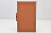 Authentic HERMES Vision II Simple Agenda Cover Day Planner Leather Brown 4228K