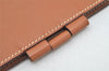 Authentic HERMES Vision II Simple Agenda Cover Day Planner Leather Brown 4228K