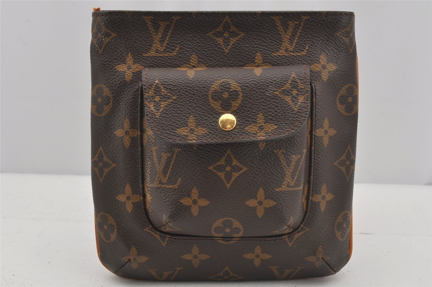 Authentic Louis Vuitton Monogram Partition Clutch Hand Bag Purse M51901 LV 4229J