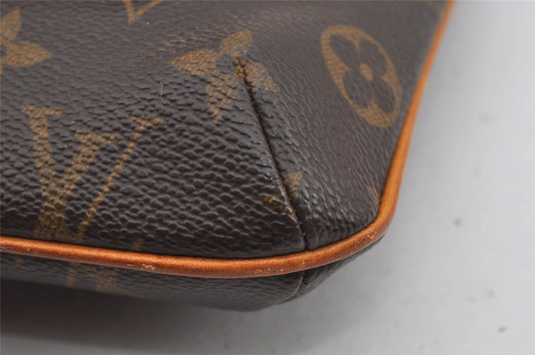 Authentic Louis Vuitton Monogram Partition Clutch Hand Bag Purse M51901 LV 4229J