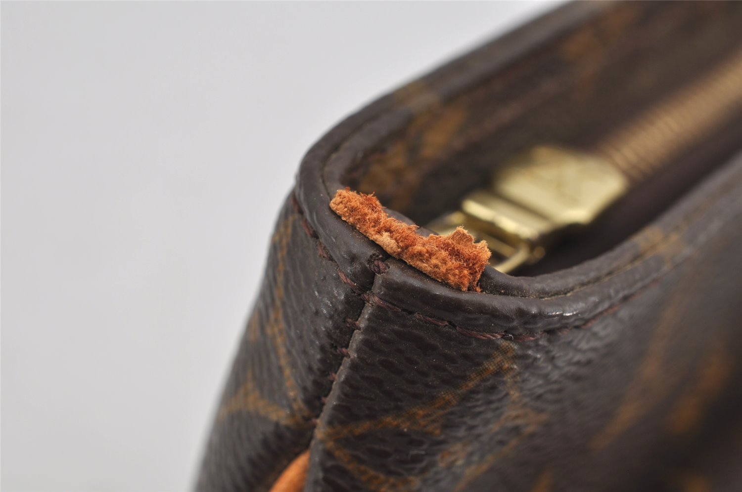 Authentic Louis Vuitton Monogram Partition Clutch Hand Bag Purse M51901 LV 4229J