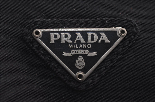 Authentic PRADA Vintage Nylon Tessuto Shoulder Hand Bag Purse Black 4230J