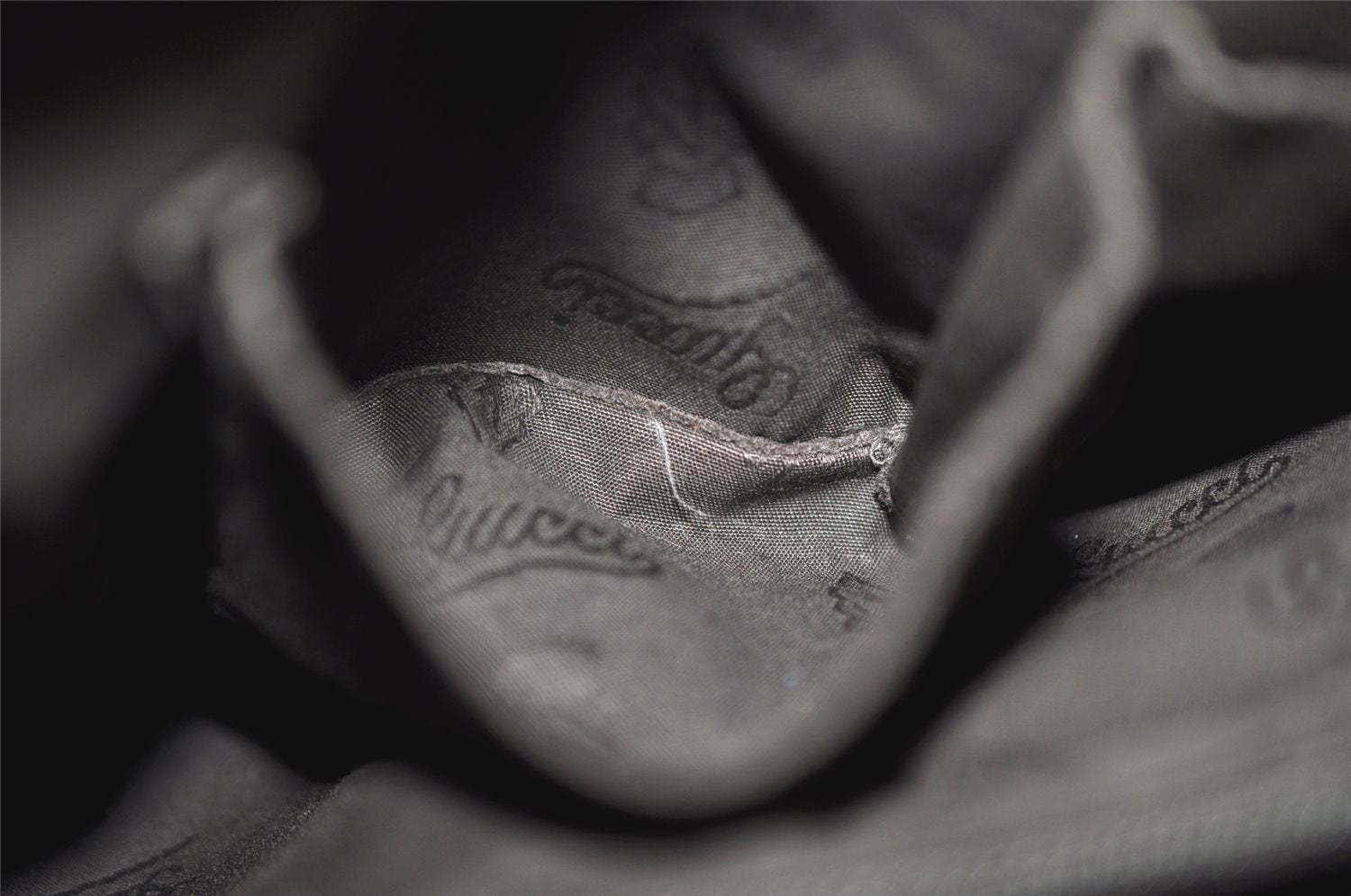 Authentic GUCCI GG Imprime Shoulder Tote Bag GG PVC Leather 211137 Silver 4231I