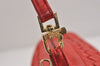 Authentic BOTTEGA VENETA Intrecciato Leather Shoulder Cross Bag Purse Red 4231J