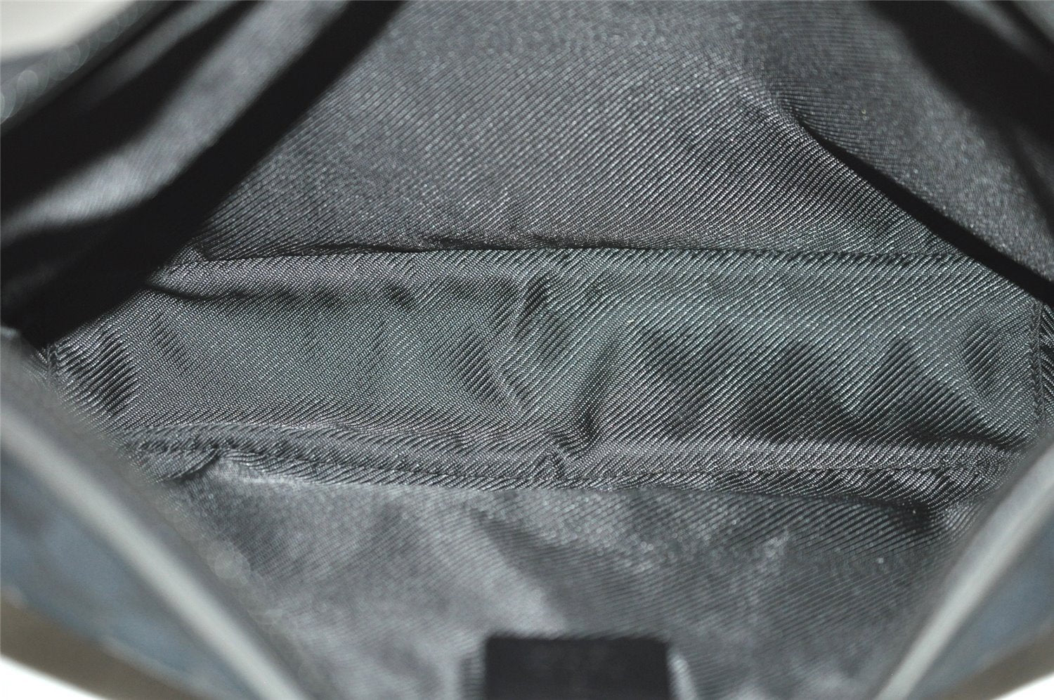 Authentic GUCCI Shoulder Cross Body Bag GG Canvas Leather 0190433 Black 4232I