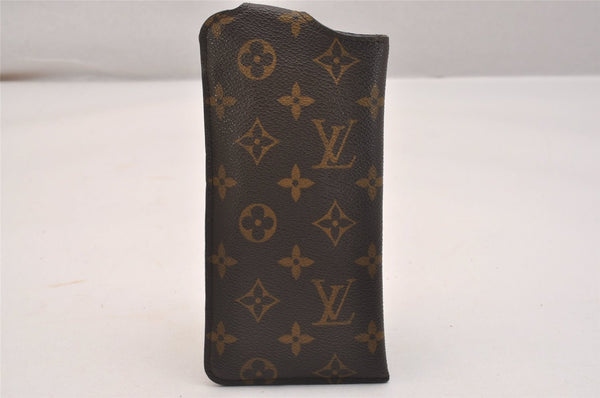 Authentic Louis Vuitton Monogram Etui Lunettes MM Glasses Case M66544 LV 4232J