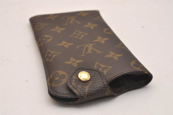 Authentic Louis Vuitton Monogram Etui Lunettes MM Glasses Case M66544 LV 4232J