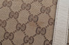 Authentic GUCCI Abbey Shoulder Tote Bag GG Canvas Leather 141470 Brown 4233I