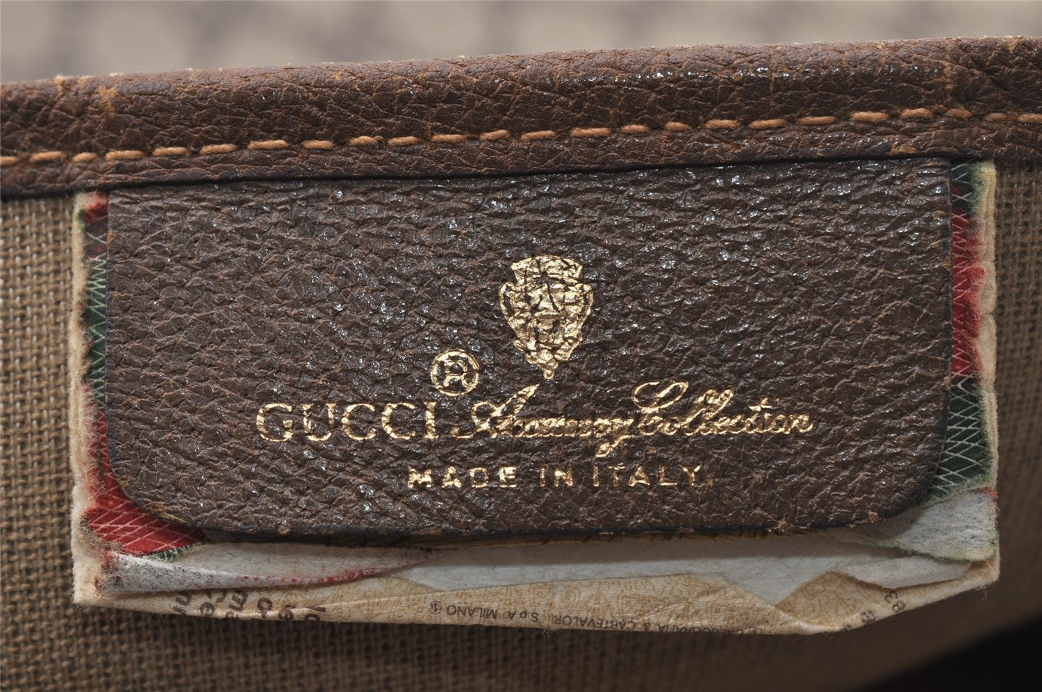 Authentic GUCCI Vintage Shoulder Hand Tote Bag GG PVC Leather Brown 4234I