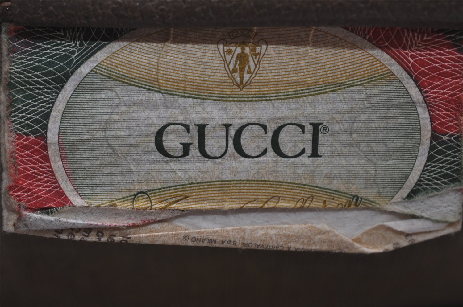 Authentic GUCCI Vintage Shoulder Hand Tote Bag GG PVC Leather Brown 4234I