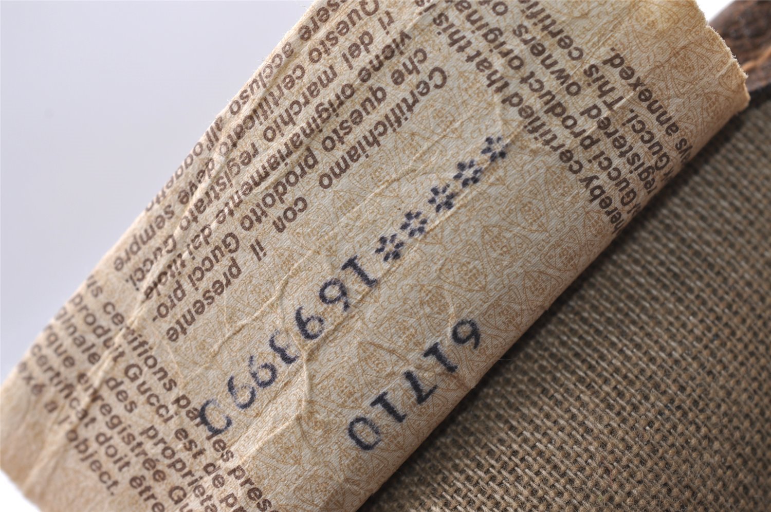 Authentic GUCCI Vintage Shoulder Hand Tote Bag GG PVC Leather Brown 4234I