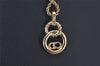 Authentic Christian Dior Gold Tone Chain Pendant Necklace CD 4234K