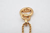 Authentic Christian Dior Gold Tone Chain Pendant Necklace CD 4234K